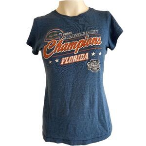 Sun & Ocean small women’s blue t-shirt Florida football 2009 Champions comfy lou